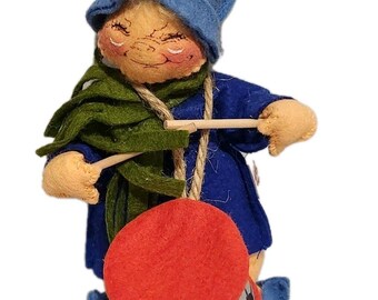 Vintage Annalee Mobilitee Doll 1971 Little Drummer Boy 8" Collectible Doll