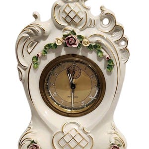 Dresden Porcelain Clock - Etsy