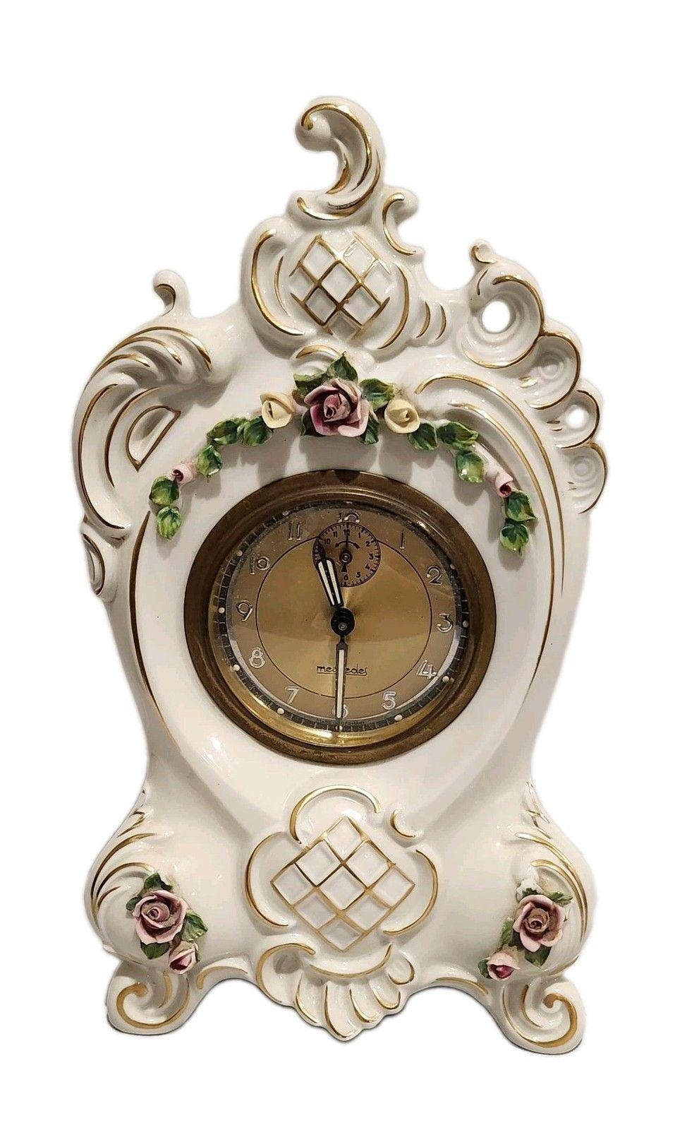 Dresden Porcelain Clock - Etsy