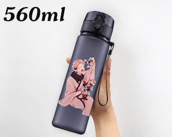 Sukuna itadori Anime Water Bottle - jujutsu kaisen Water Bottle - gift for jujutsu kaisen fan - Anime Sports Bottle - jujutsu kaisen merch