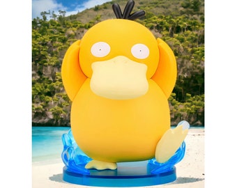 Psyduck, Pokemon figuren, Pokemon standbeeld, Pokemon home decor, Pokemon Geschenken, Cadeau voor Pokemon minnaar, Beste vriend cadeau