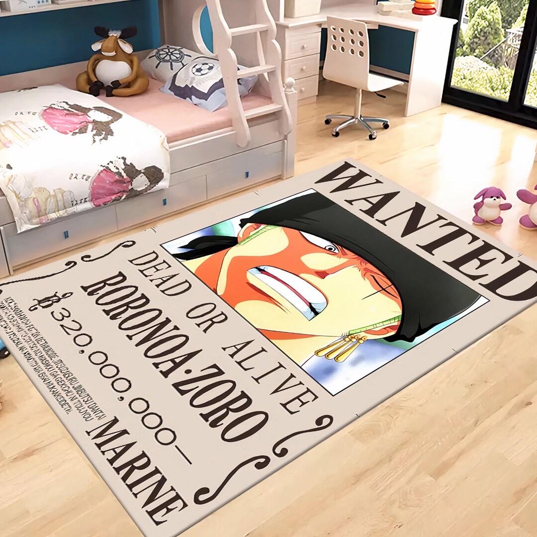 Wanted: Boronoa Zoro ,anime Manga Rug, Japanese Rug, Anime Carpet ...