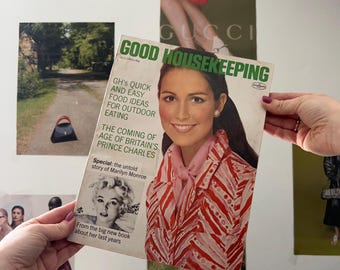 Vintage Good Housekeeping Magazine januari 1969 Marilyn Monroe Retro Home Decor Memorabilia