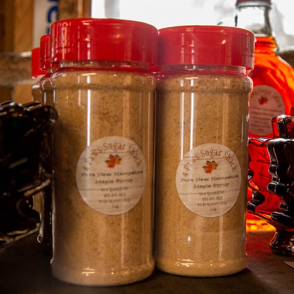 Kristallisierter Ahornzucker - Reiner NH-Ahornsirup (8oz / 16oz Shaker) bitte bei der Bestellung angeben