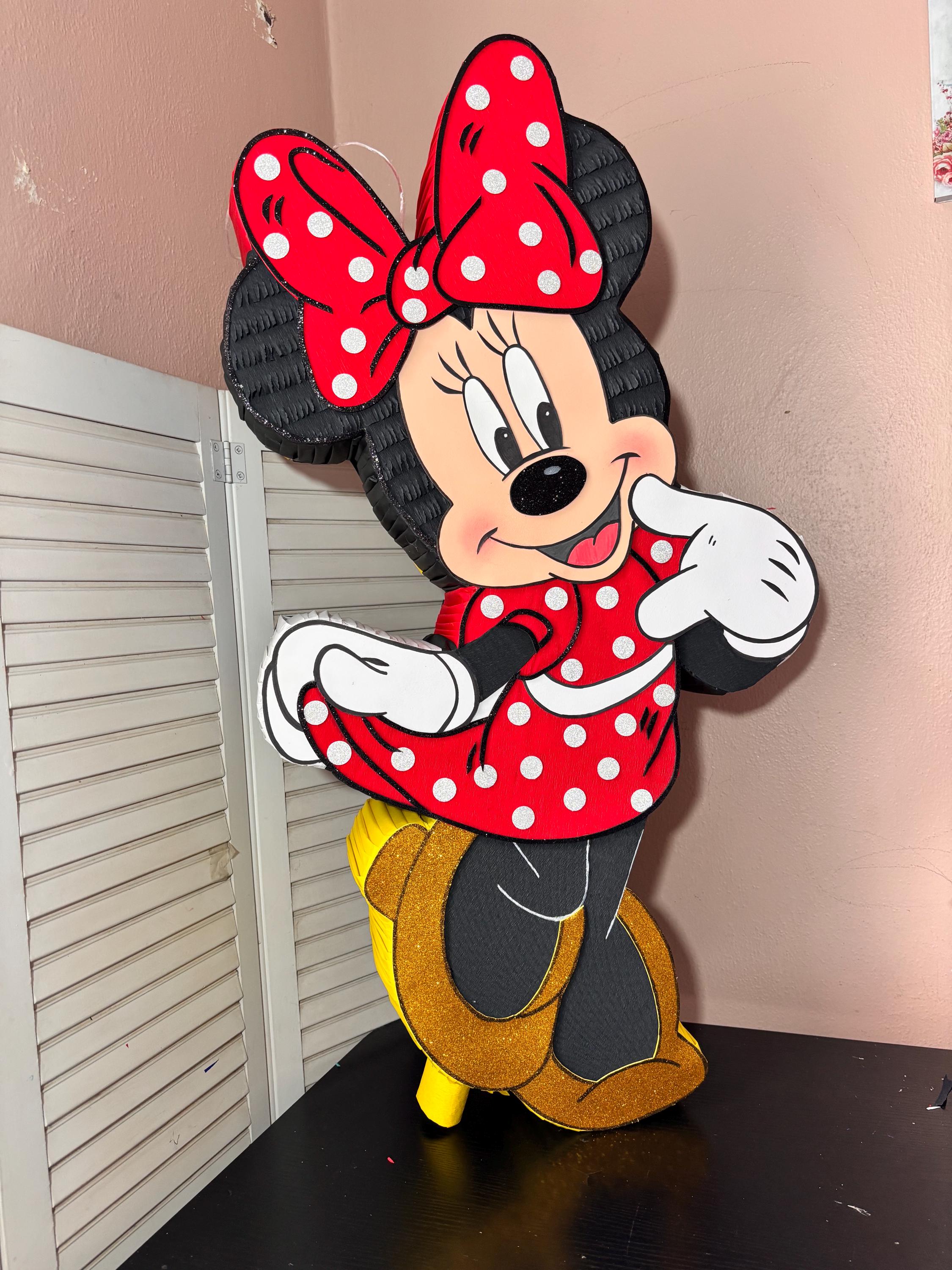Piñata Inspirada En Minniee Mouse - Etsy