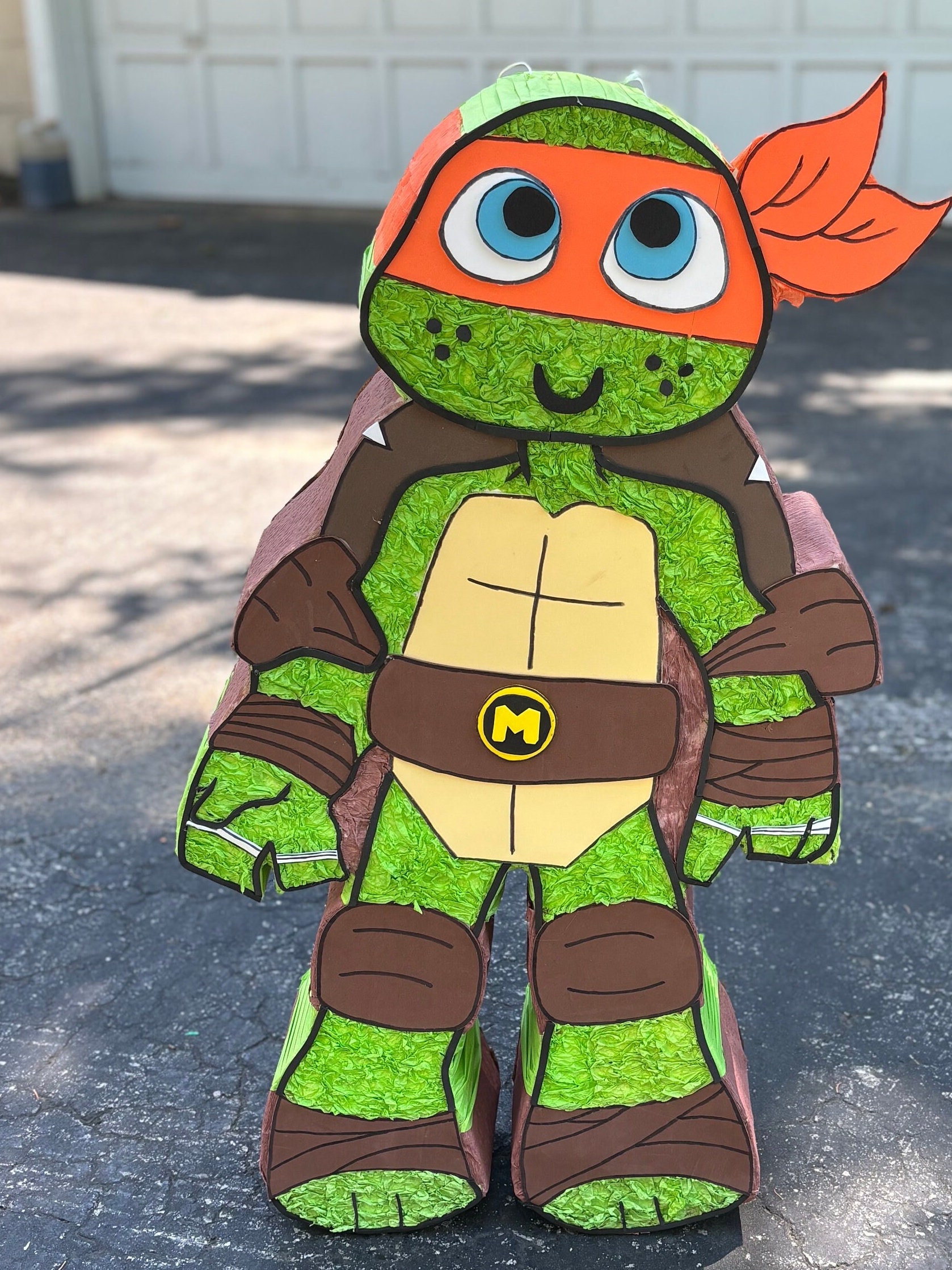 Piñata inspirada en las Tortugas Ninja 29x18x4” pulgadas