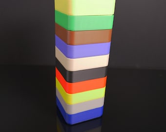 Stackable boardgame trays for components, organise your game tokens, chits and parts. Ideal for board gamers.