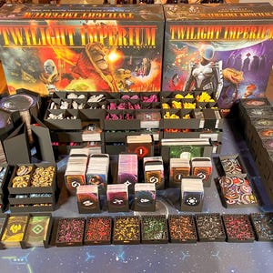 TI4 + POK + Thunders Edge Organizer – organizer drukowany w 3D