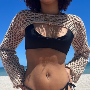 Crochet Mesh Sleeves
