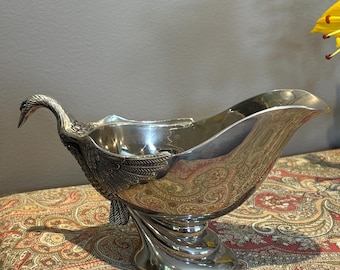 Vintage  Swan Gravy Bowl - Silea of France! Rare Find!!