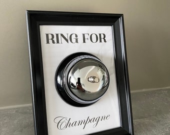 Champagne bell fun decoration