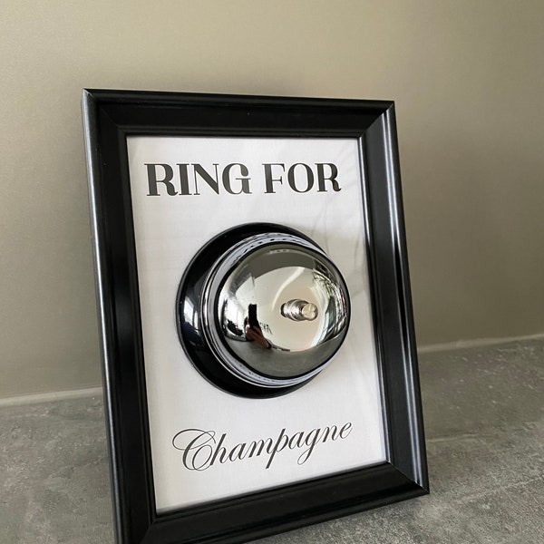 Champagne bell fun decoration