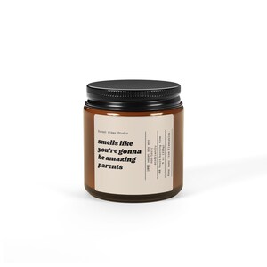 Bougie parfumée pour parents qui sentira comme si vous étiez - Cadeaux pour futurs parents, baby shower, sexe féminin !