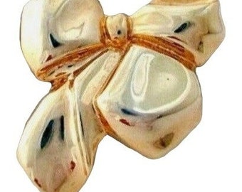 Vintage Bow Brooch Signed Danecraft Jewelry