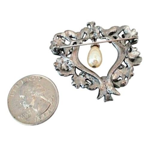 Romantic Renaissance Pin Brooch - 1990s Avon Costume Jewelry - Vintage ...