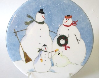 Oneida Snow Family Trivet Holiday Tableware Dinnerware Replacement