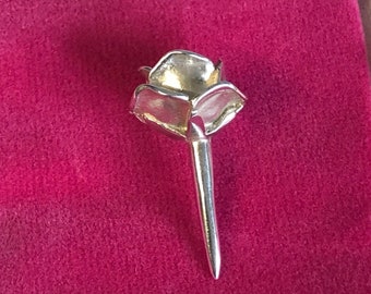 christening Birthday cake candle holder handmade Sterling silver Mr Beaujangles