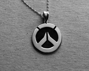 Overwatch - pendant for birthday, fathers day handmade Sterling silver Cufflinks - Mr Beaujangles