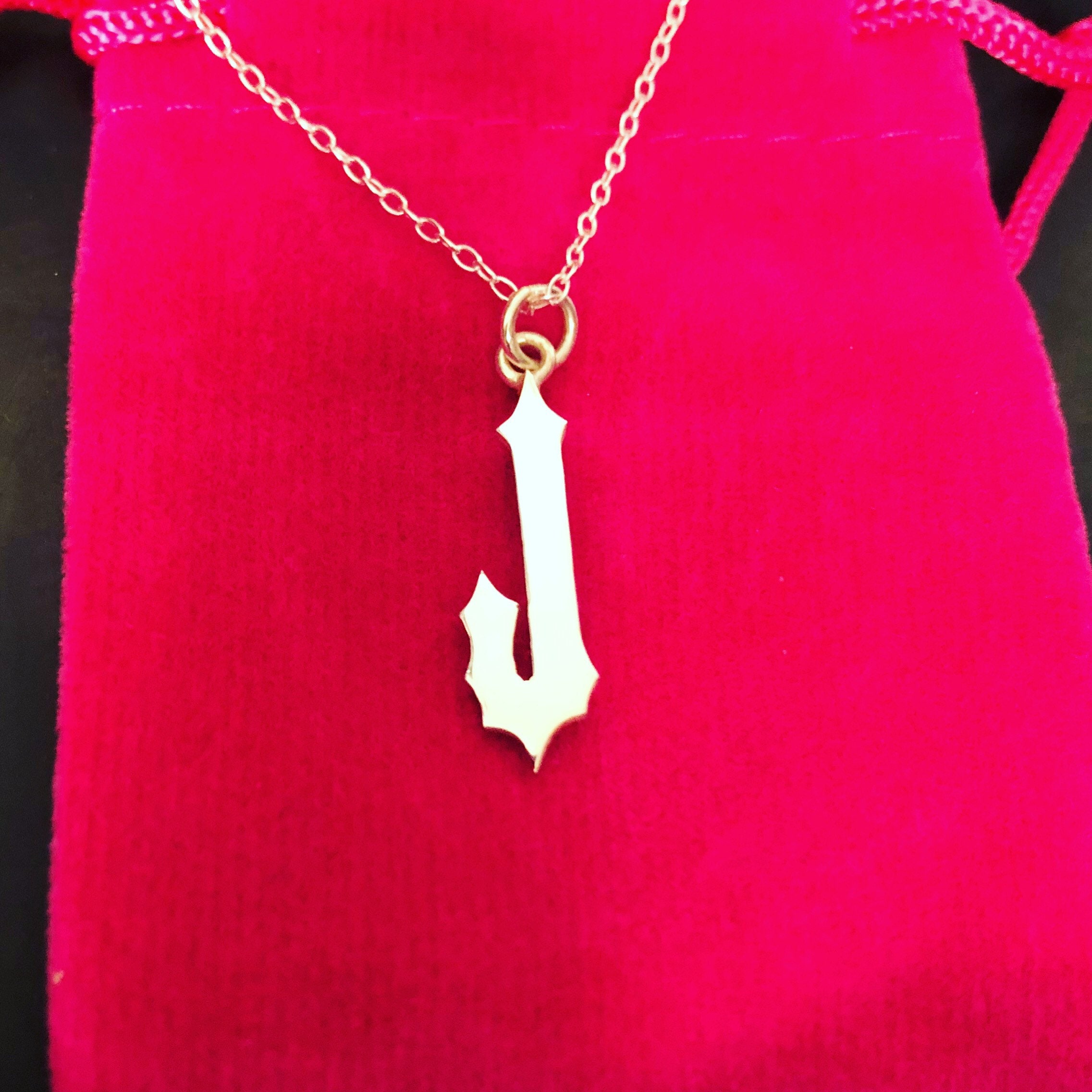 Trapstar Pendant Handmade Sterling Silver Initial Etsy UK