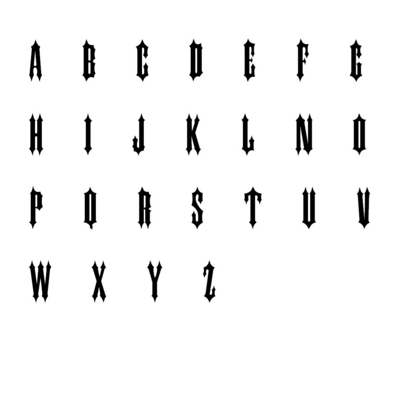 Trapstar Pendant Handmade Sterling Silver Initial Etsy UK