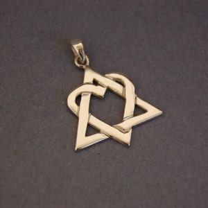 Adoption symbol pendant handmade Sterling silver Mr Beaujangles