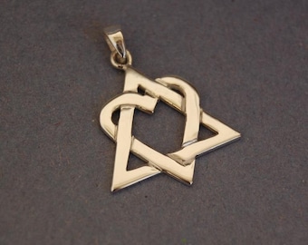 Adoption symbol pendant handmade Sterling silver Mr Beaujangles
