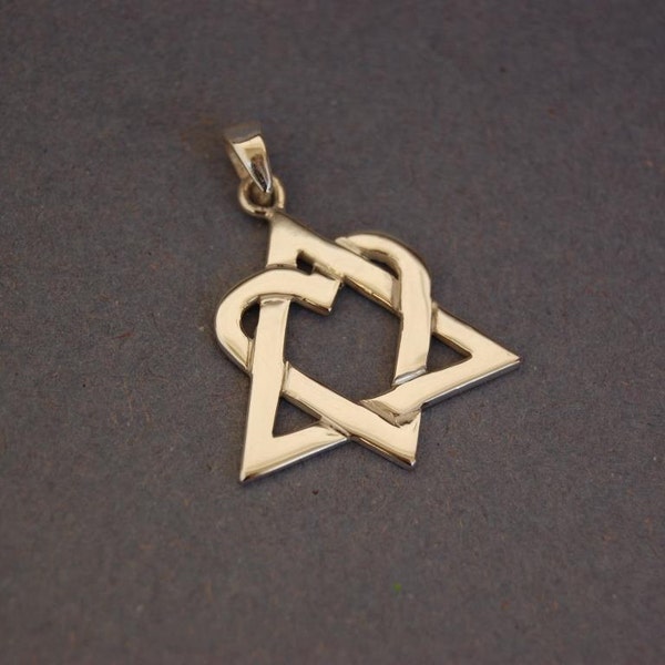 Sterling silver Adoption symbol pendant