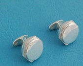 Trumpet brass player player cufflinks handmade- Sterling Silver