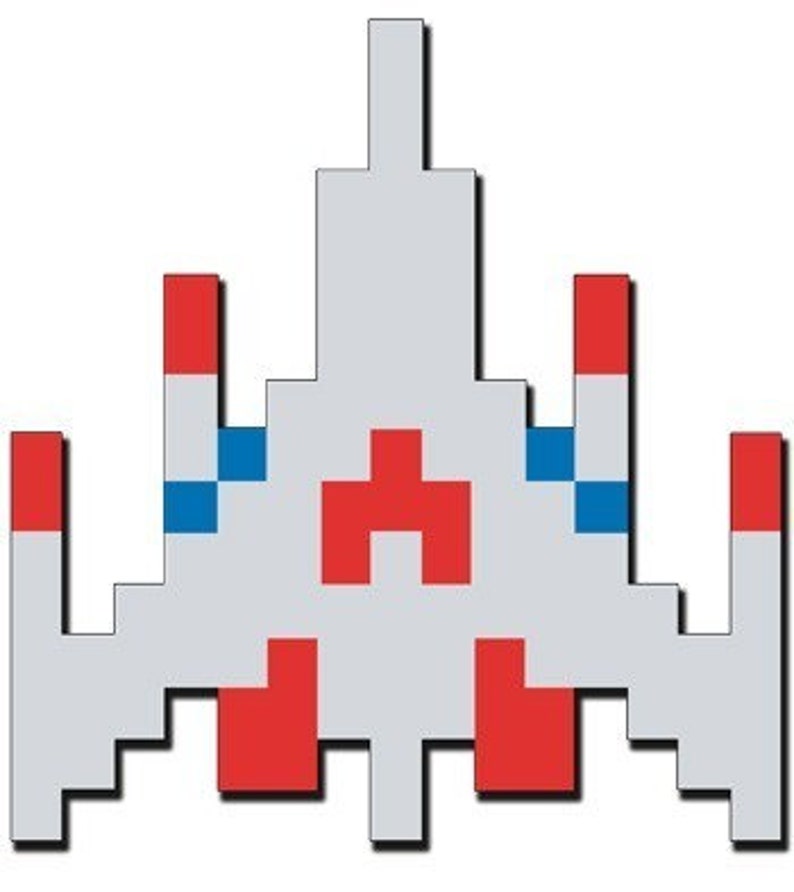 Sterling Silver Galaga Cufflinks
