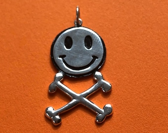 Fatboy Slim pendant  BHA Brighton handmade Sterling silver Mr Beaujangles