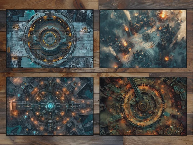 139 500 DnD compatible Battlemaps and Backgrounds - Digital Bundle – Printable RPG Terrain Scenes image 18