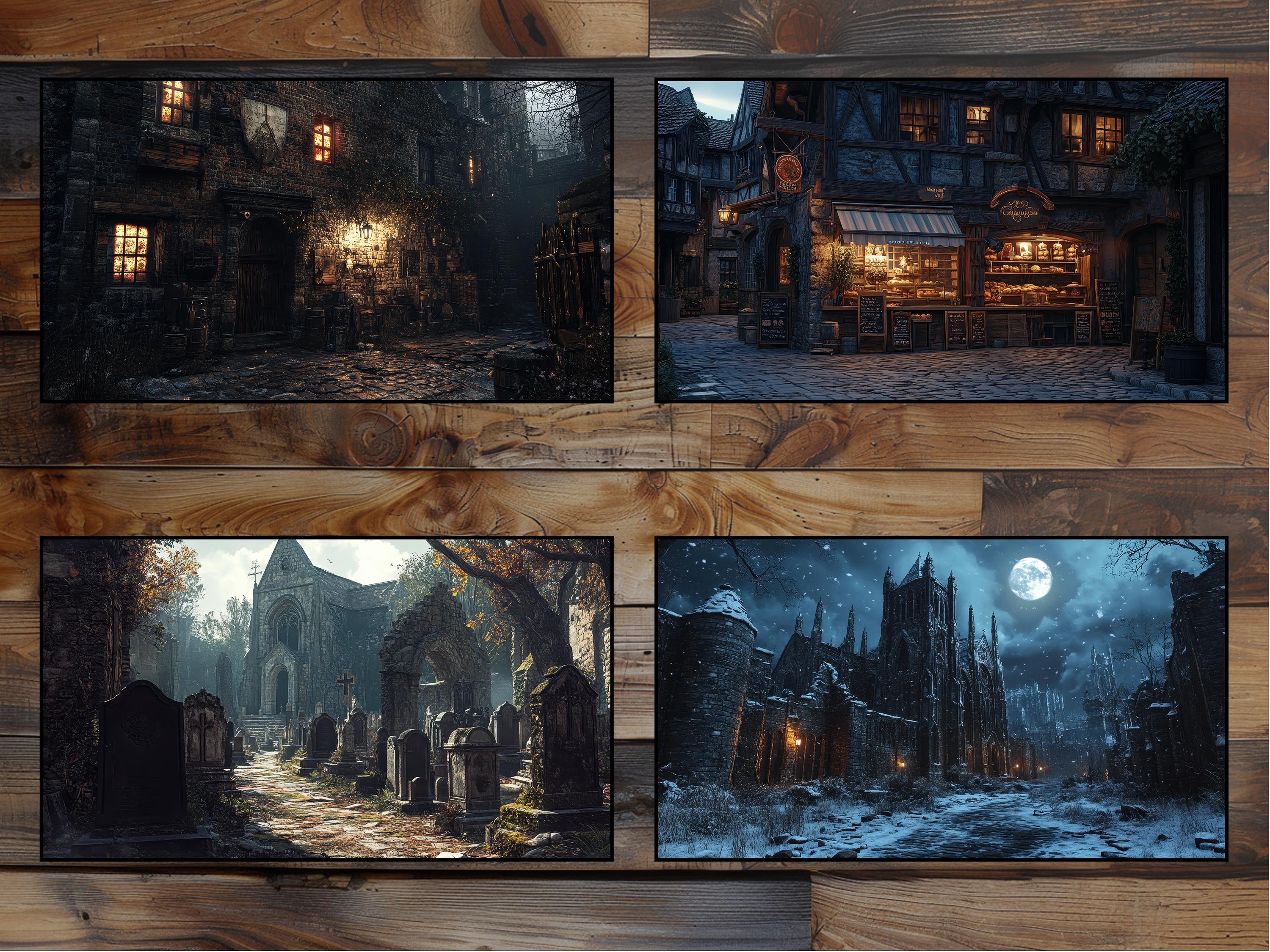 16,000+ Fantasy Backgrounds Bundle (ultra HD) for Dnd/ttrpg Backstories ...