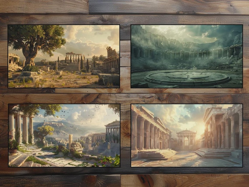 139 500 DnD compatible Battlemaps and Backgrounds - Digital Bundle – Printable RPG Terrain Scenes image 15