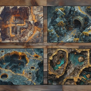 139 500 DnD compatible Battlemaps and Backgrounds - Digital Bundle – Printable RPG Terrain Scenes image 14