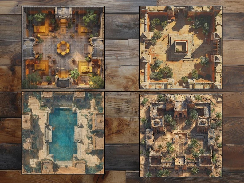 139 500 DnD compatible Battlemaps and Backgrounds - Digital Bundle – Printable RPG Terrain Scenes image 17