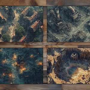 139 500 DnD compatible Battlemaps and Backgrounds - Digital Bundle – Printable RPG Terrain Scenes image 19