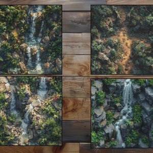 139 500 DnD compatible Battlemaps and Backgrounds - Digital Bundle – Printable RPG Terrain Scenes image 13