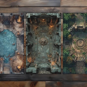 139 500 DnD compatible Battlemaps and Backgrounds - Digital Bundle – Printable RPG Terrain Scenes image 16