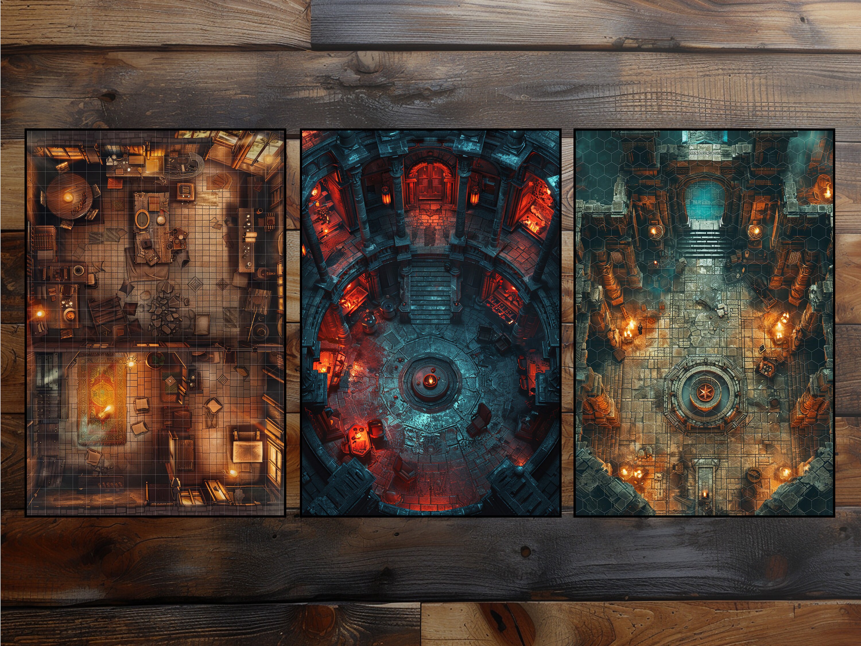 3100 Alchemist's Lab Battlemaps and Backgrounds (dnd Compatible ...