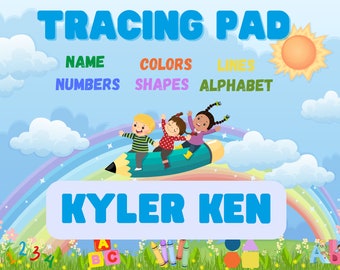 Tracing Pad, Busy Book, Digital Product, Educational, For Kids, Busy book for Kids, Educational toys, Learning materials, Name Tracing