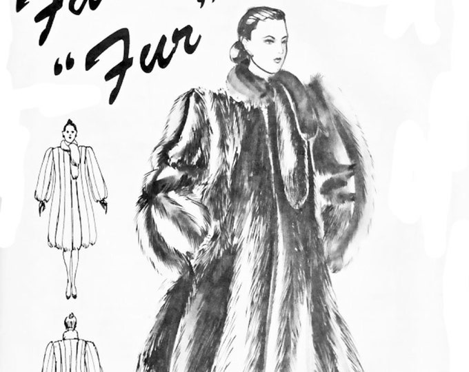 Fabulous Fur Coat Sewing Pattern by Donna Salyers Etsy