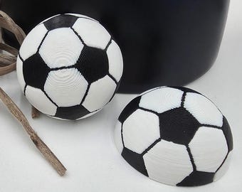 Soccer Ball Magnet Set Fridge and Whiteboard Sports Decor Gift