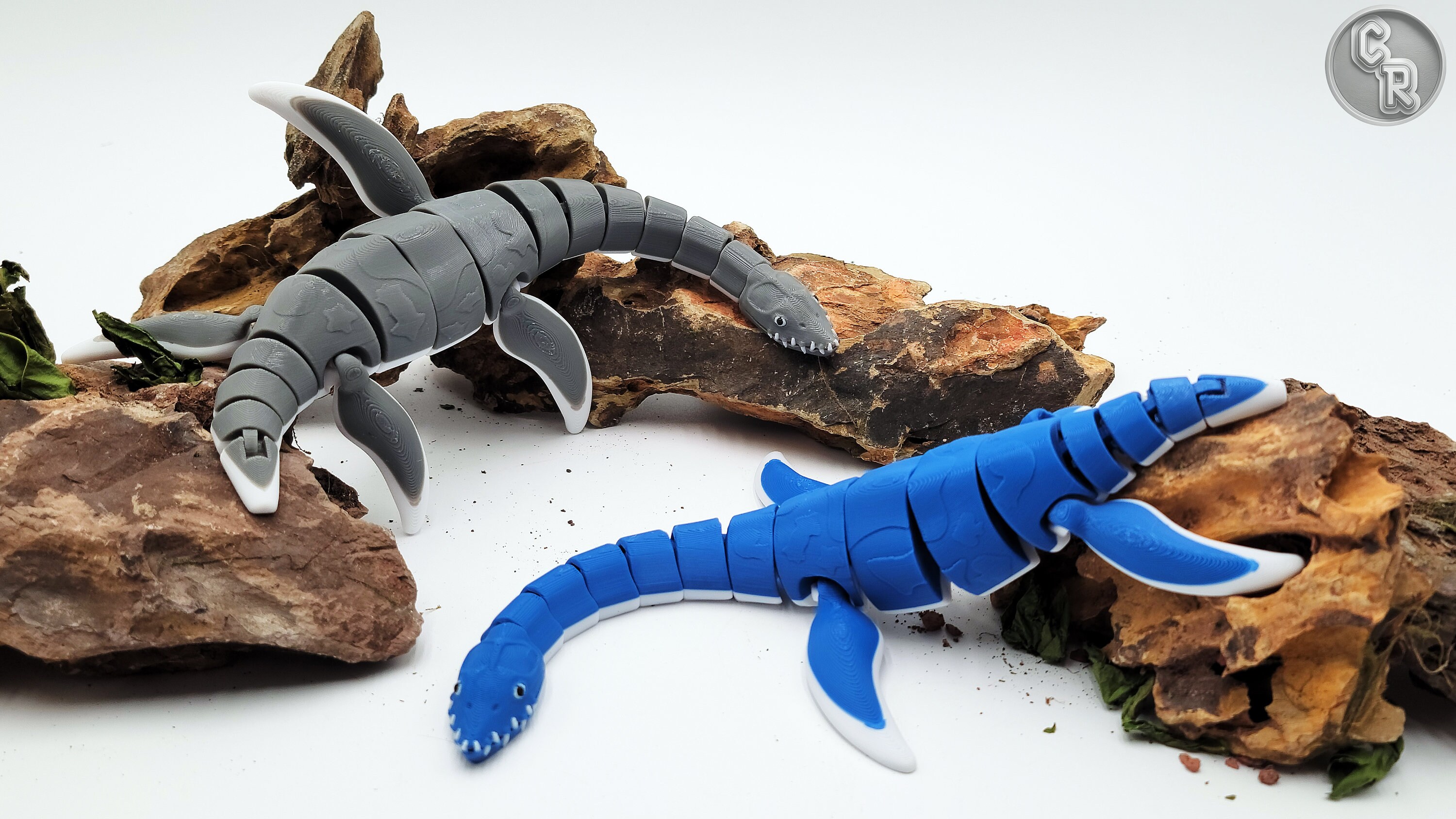 3D Printed Loch Ness Monster Figurine - Kinetic Collectible Dinosaur ...