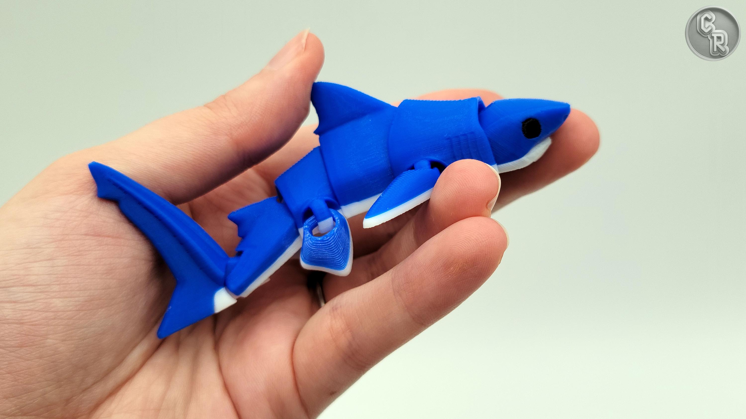 Articulated Blue Mako Shark Fidget Toy: 3D Printed Ocean Gift - Etsy