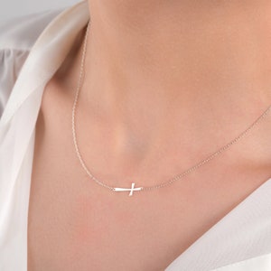 Gift Cross Necklace, Gold Pendant Cross Necklace, Necklace for Women, Gold Filled Cross Necklace, Gold Cross Necklace,Mothers Day Gift