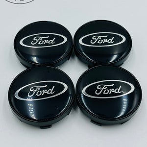 Premium 4Pcs FORD Wheel Center Caps in Varied Sizes & Wheel Cap Base Colors, Universal Fit Wheel Center Caps for Ford