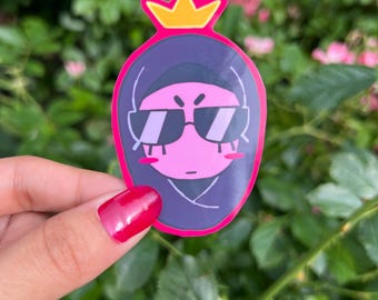 Hijabi Queen GirlBoss Sticker| Hand-Drawn Waterproof Vinyl (3 x 2")
