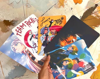 Anime Postcard Prints | Digital Illustartion Art