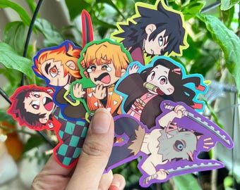 Demon Slayer Anime Sticker | Waterproof Vinyl Art (3.5” x 1.5")