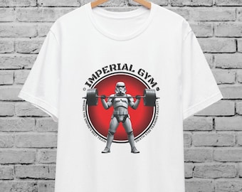 Stormtrooper Imperial Gym Unisex T-Shirt , Star Wars Shirt , Gym Training Shirt , Bodybuilding, Jedi Vader Sith Death Star, Disneyland Shirt